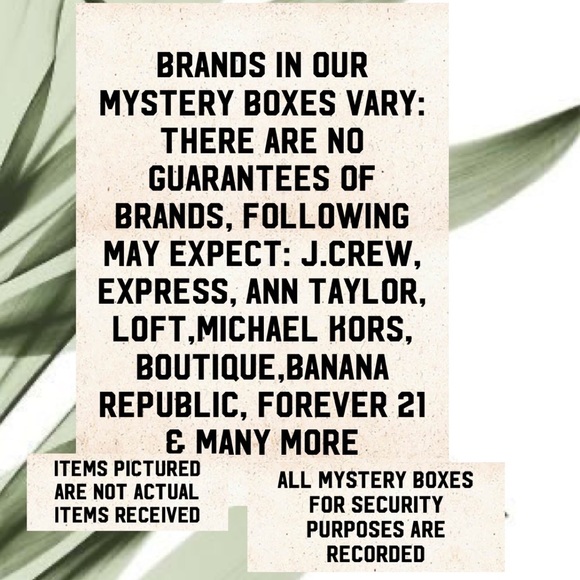 5 PIECE SPRING/SUMMER OUTFIT MYSTERY BOX